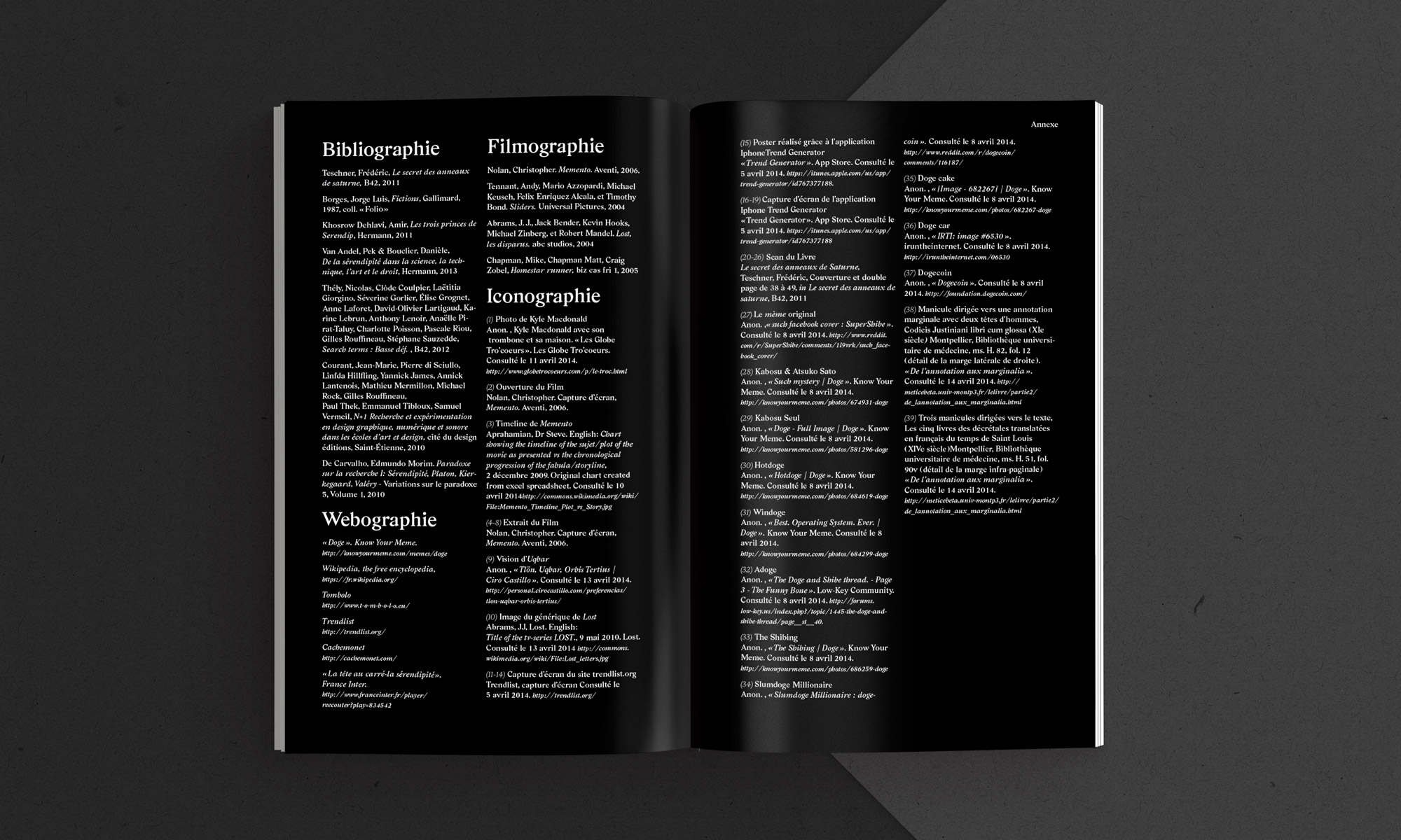 Interieur et mise en page livre Constellations.
Réalisé par Au-delà studio.
Aloïs Ancenay 