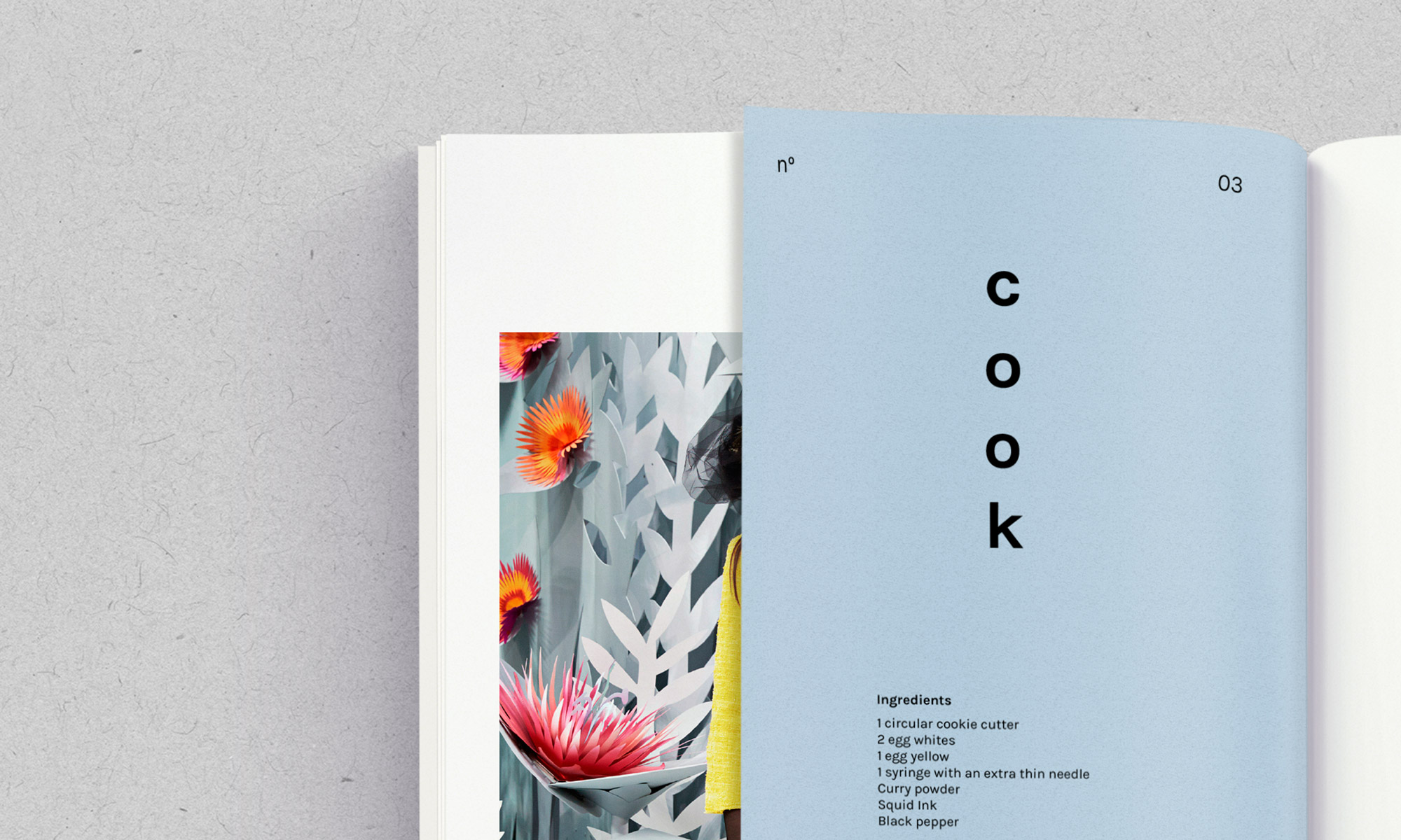 Livre cook look book.
Réalisé par Au-delà studio.
Aloïs Ancenay 